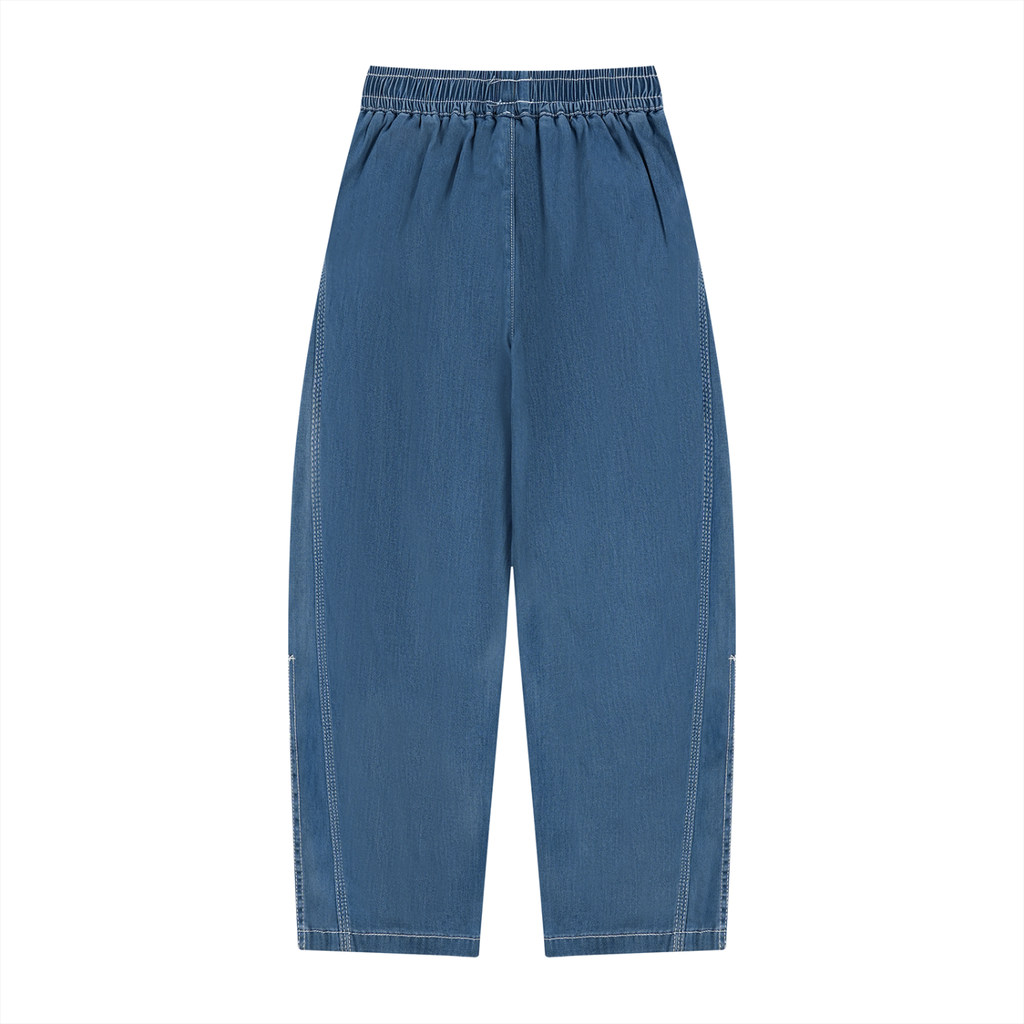 JAQUSONNE LOGO KIDS VINTAGE WASH JEANS