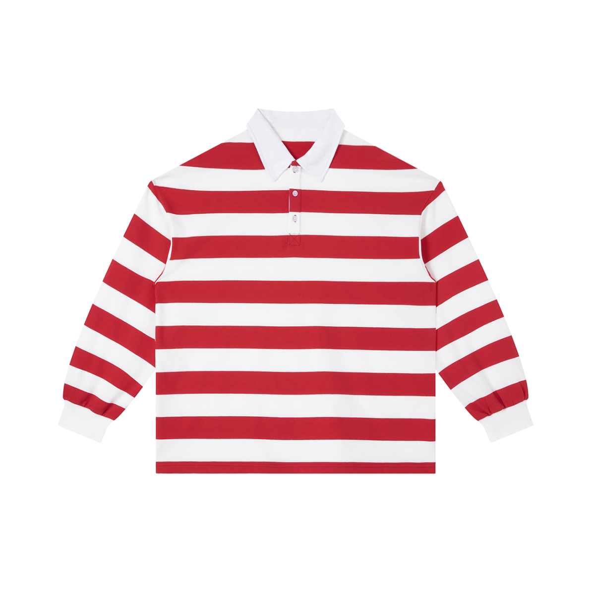 COLOR BLOCK STRIPE POLO SHIRT