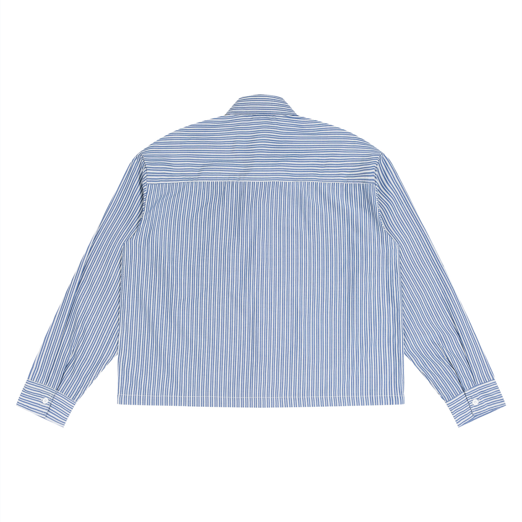 SCRIPT LOGO BOXY STRIPED SHIRT