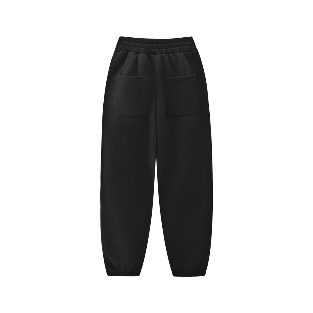 JAQUSONNE LOGO ESSENTIAL FLEECE KIDS  JOGGED SWEATPANTS