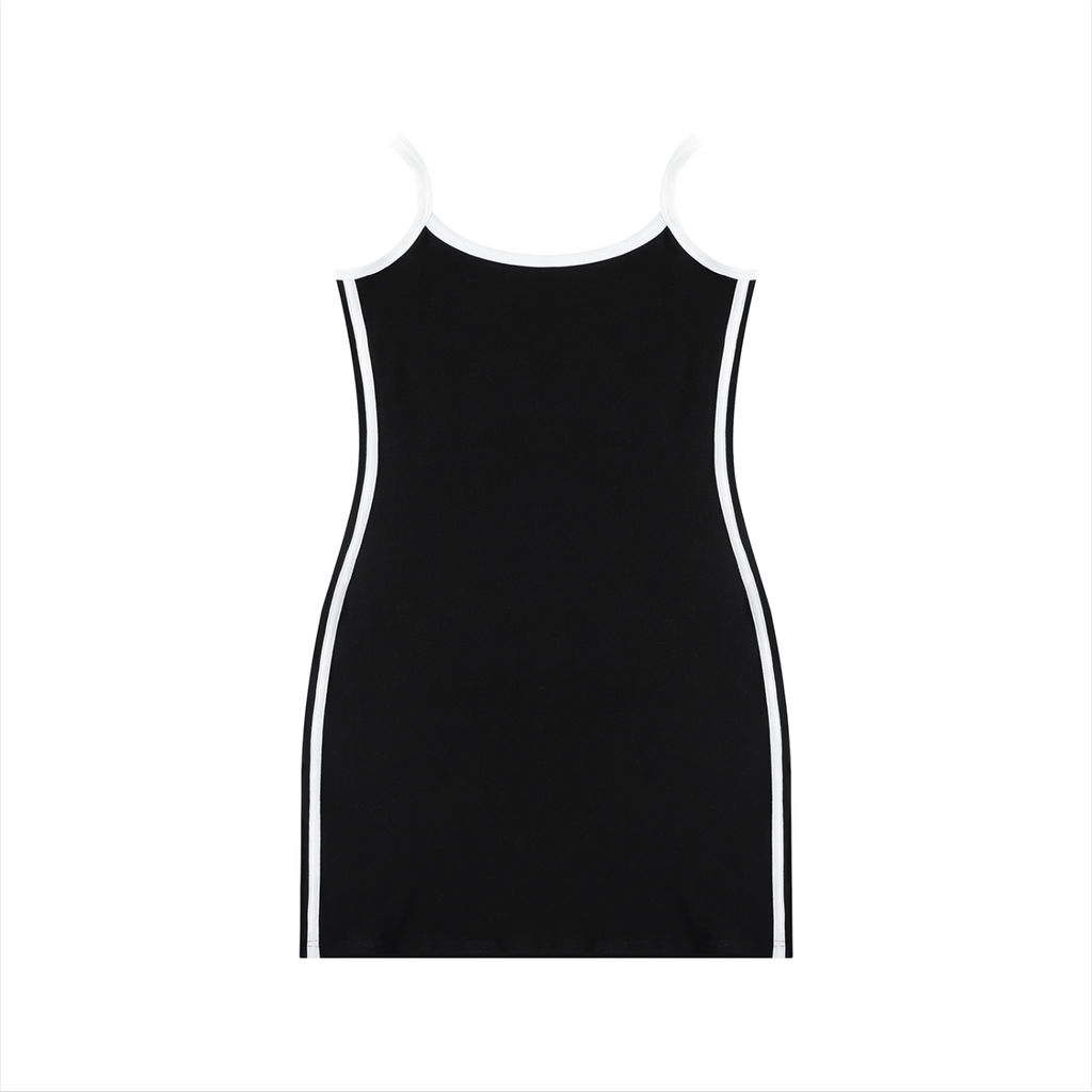 DAFFODIL LOGO COLOR BLOCK MINI DRESS