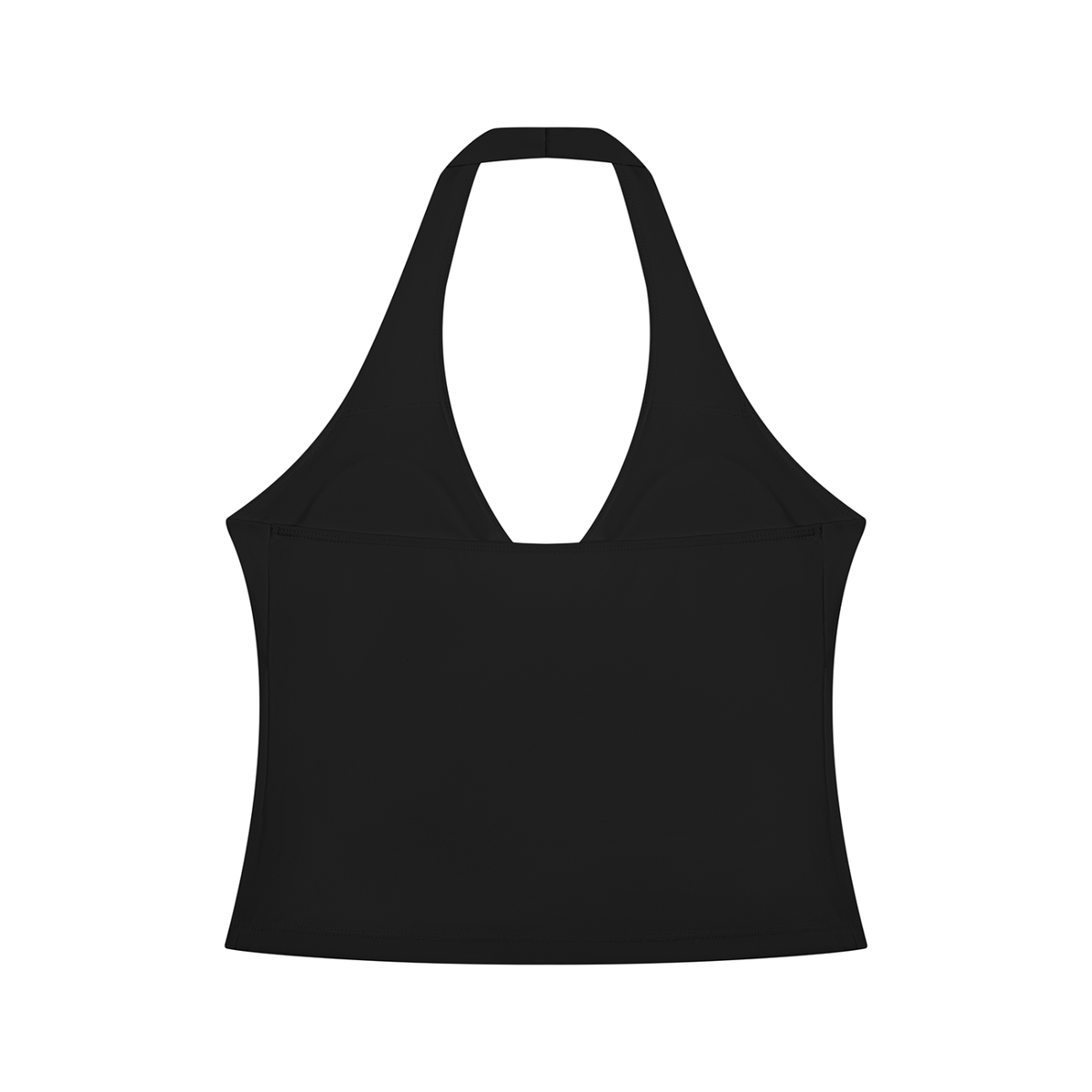 RUCHED HALTER YOGA TANK TOP