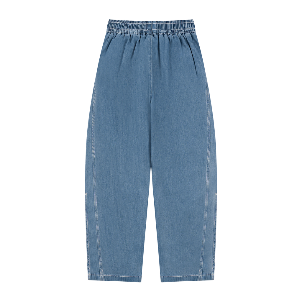 JAQUSONNE LOGO KIDS VINTAGE WASH JEANS