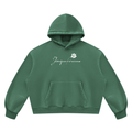 DAFFODIL LOGO VINTAGE WASH BOXY FLEECE HOODIE