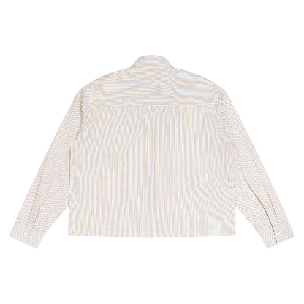 SCRIPT LOGO BOXY STRIPED SHIRT