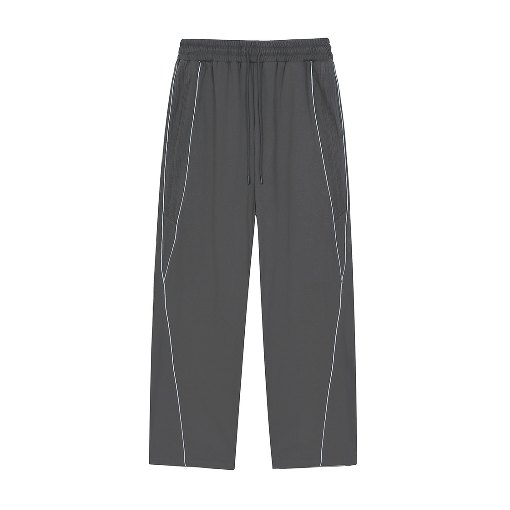 VARSITY LOGO REFLECTION STRIPED STRAIGHT-LEG SWEATPANTS