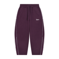 JAQUSONNE VARSITY LOGO OVERSIZED PIPING SWEATPANTS