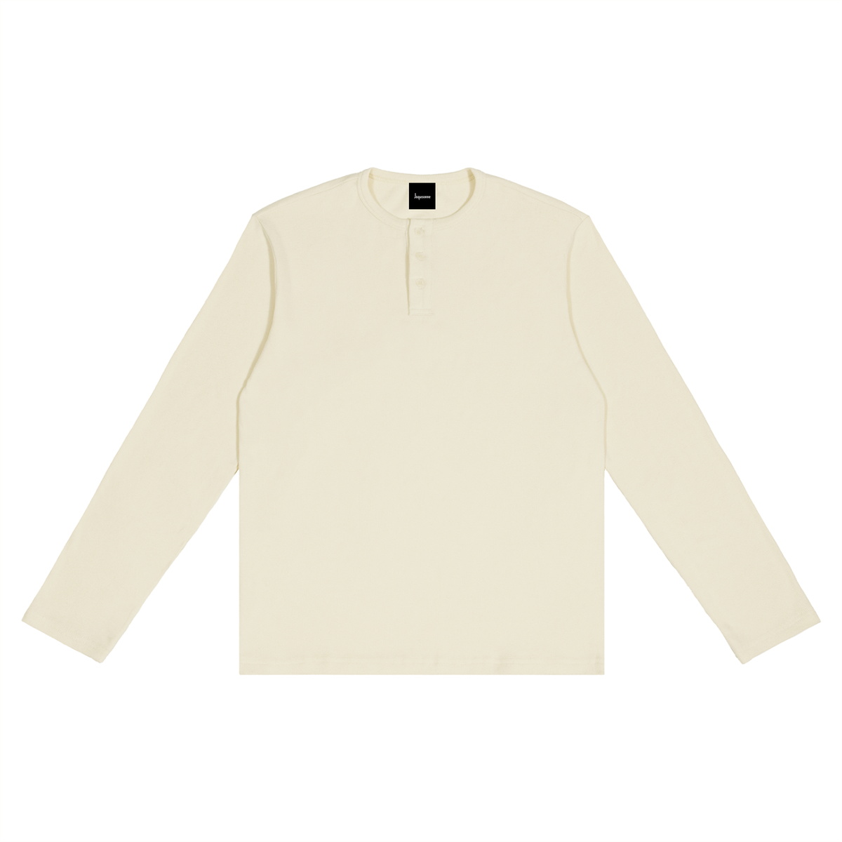 LONG SLEEVE HENLEY T-SHIRT
