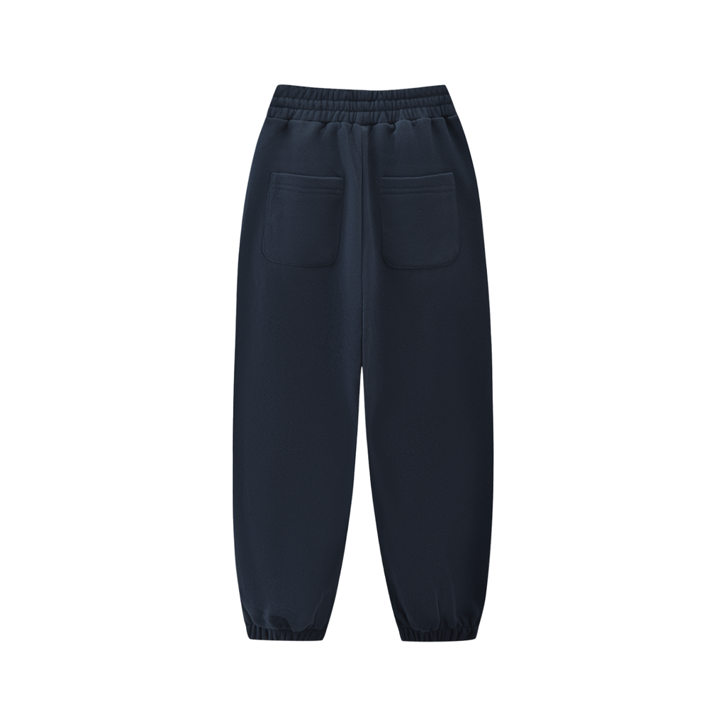 JAQUSONNE LOGO ESSENTIAL FLEECE KIDS  JOGGED SWEATPANTS