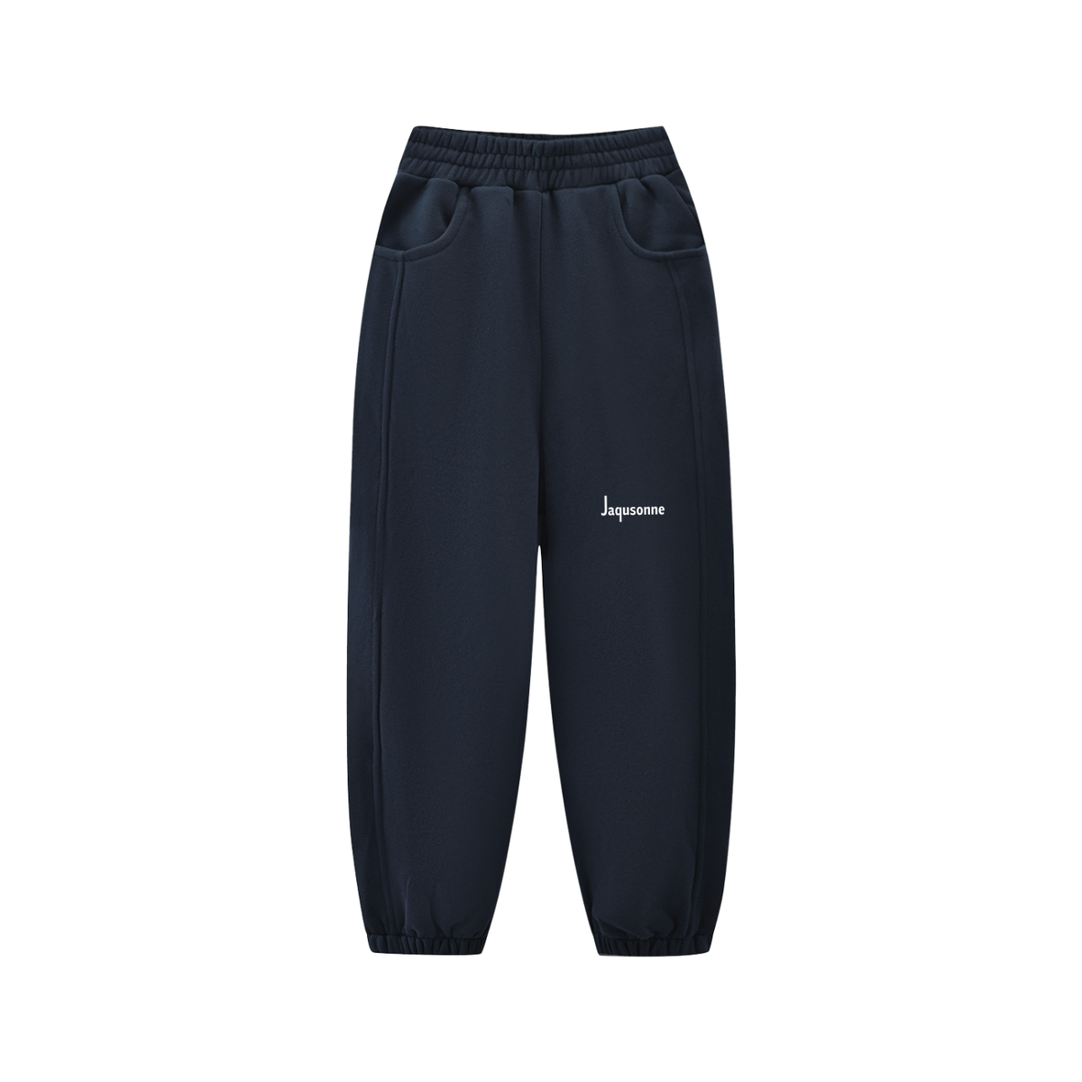 JAQUSONNE LOGO ESSENTIAL FLEECE KIDS  JOGGED SWEATPANTS