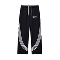 JAQUSONNE VARSITY LOGO STRIPE STRAIGHT SWEATPANTS
