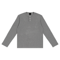 LONG SLEEVE HENLEY T-SHIRT