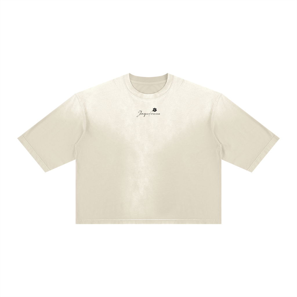 DAFFODIL LOGO VINTAGE WASH SUNFADE BOXY T-SHIRT