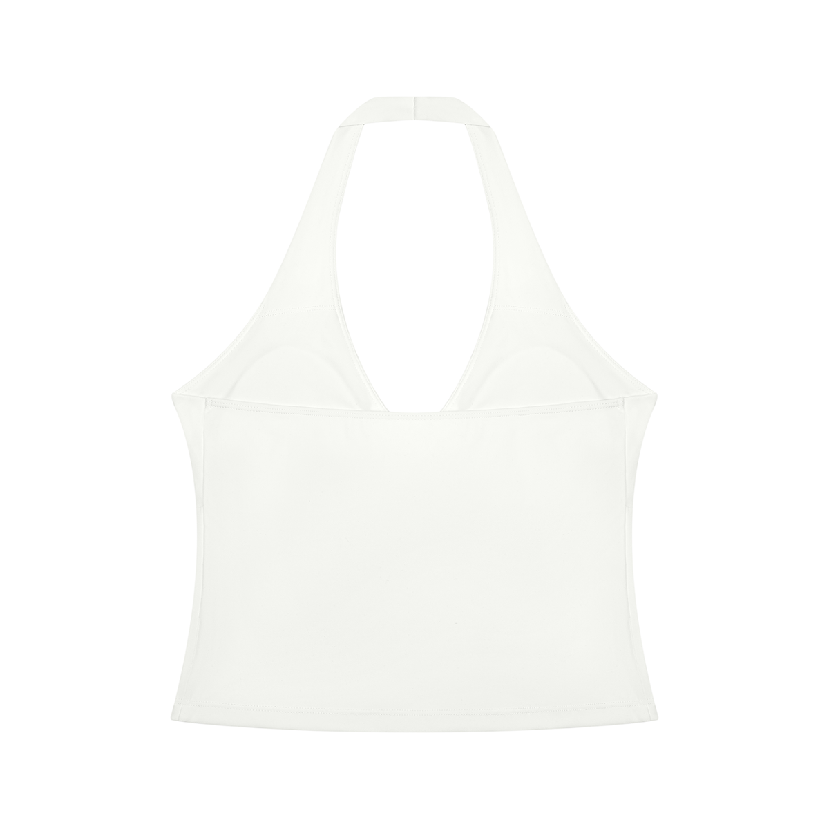 RUCHED HALTER YOGA TANK TOP
