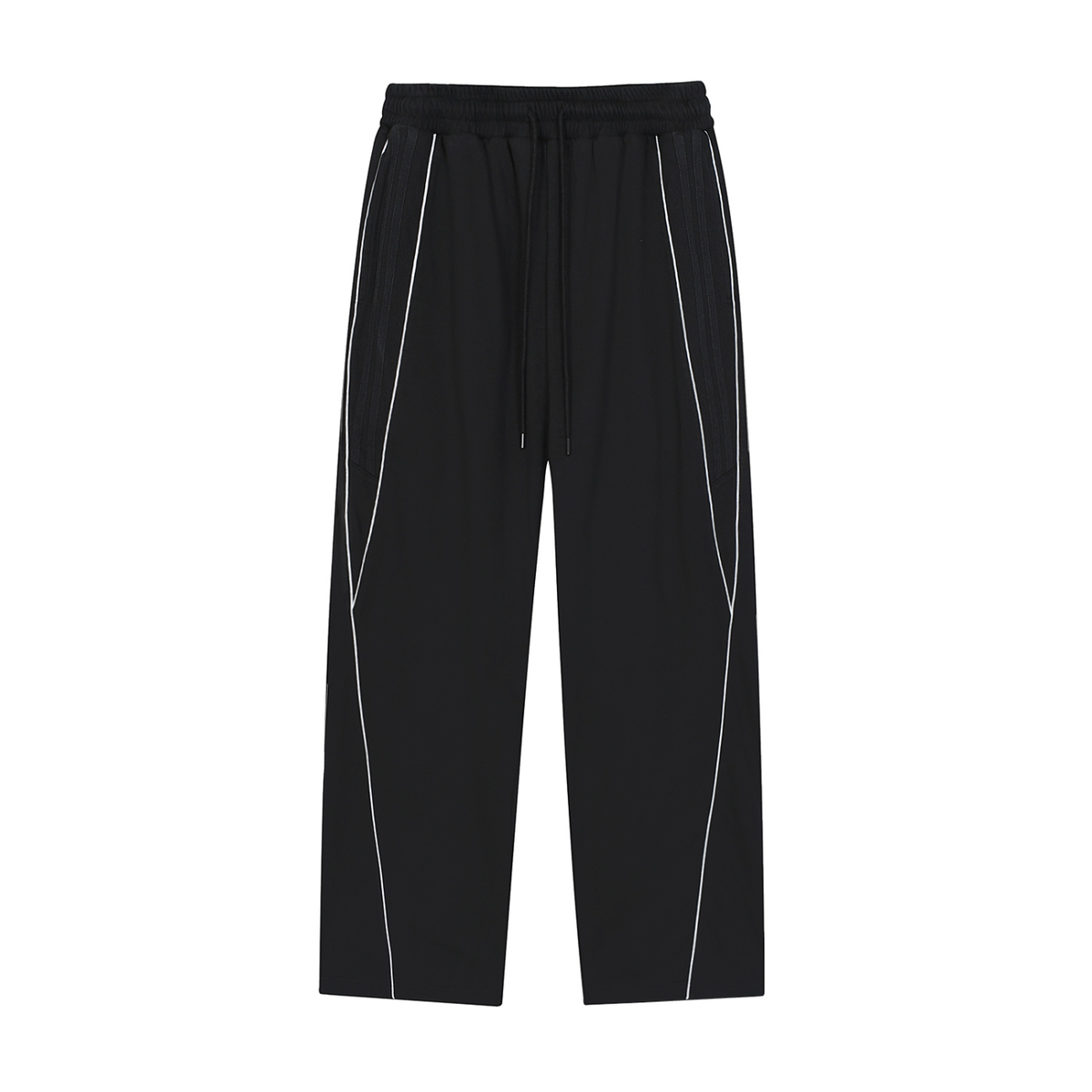 VARSITY LOGO REFLECTION STRIPED STRAIGHT-LEG SWEATPANTS