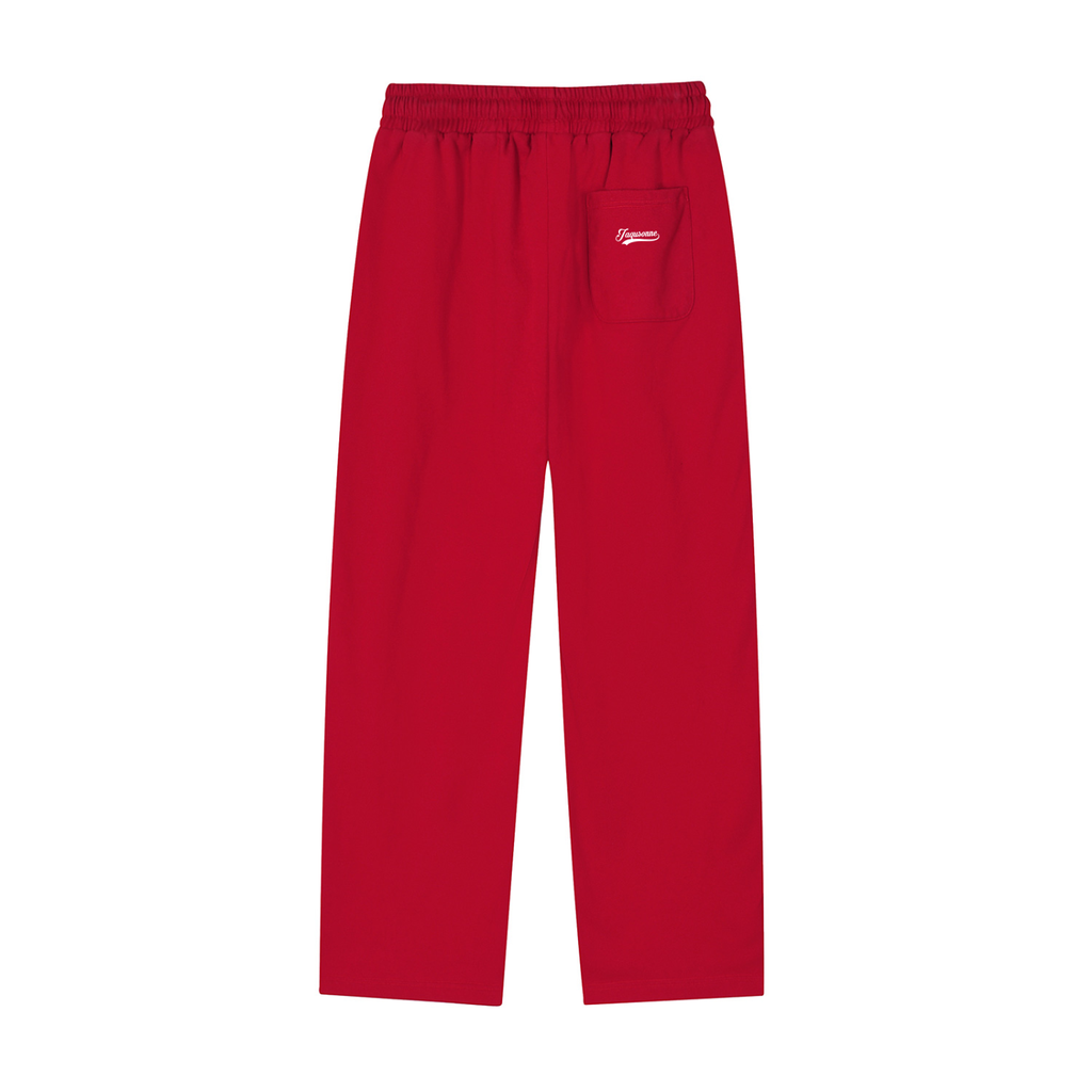 VARSITY LOGO REFLECTION STRIPED STRAIGHT-LEG SWEATPANTS