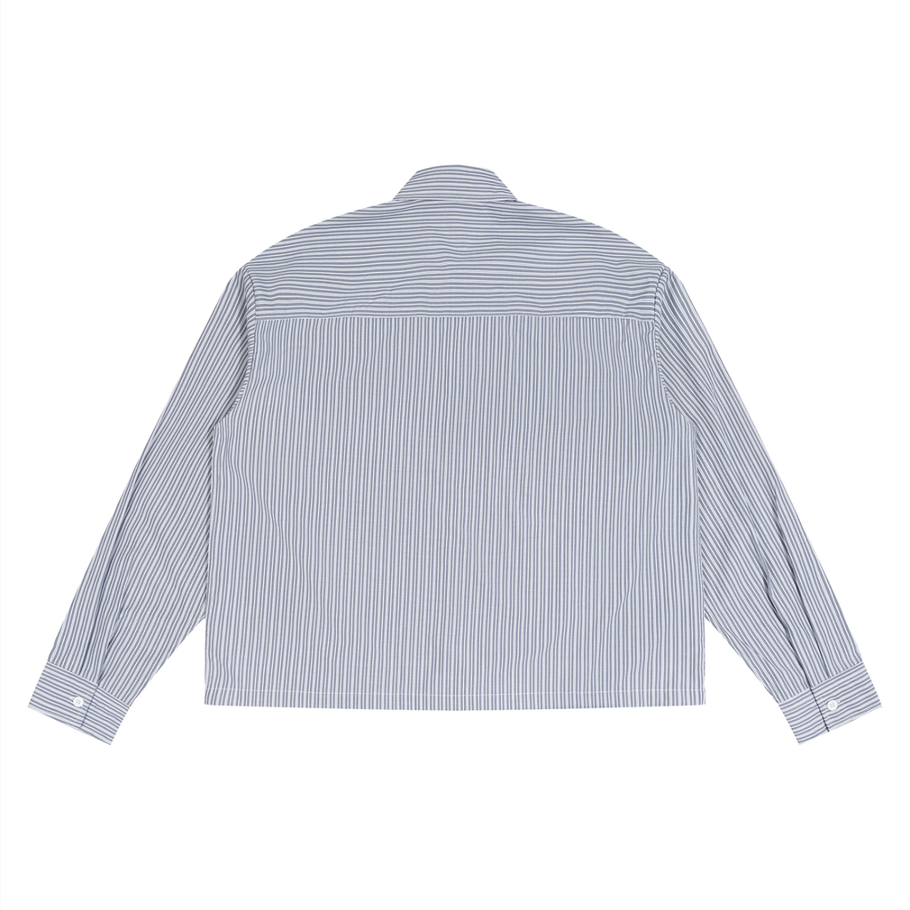 SCRIPT LOGO BOXY STRIPED SHIRT
