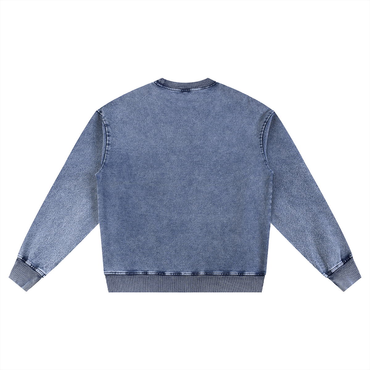 JAQUSONNE LOGO SNOW WASH OVERSIZED CREWNECK SWEATSHIRT
