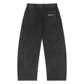 JAQUSONNE LOGO SNOW WASH DRAWSRING COTTON PANTS