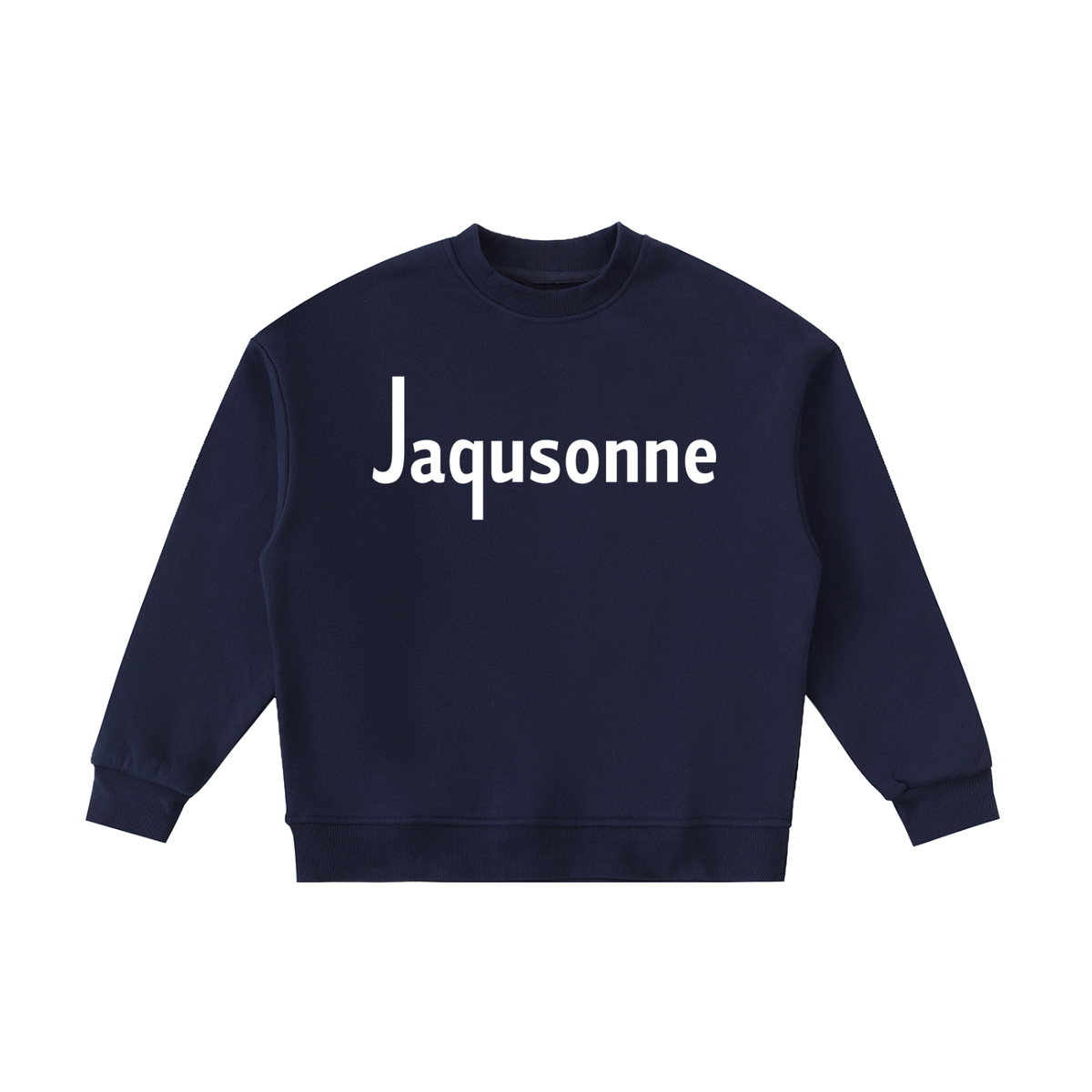 JAQUSONNE LOGO ESSENTIAL FLEECE KIDS CREWNECK SWEATSHIRT
