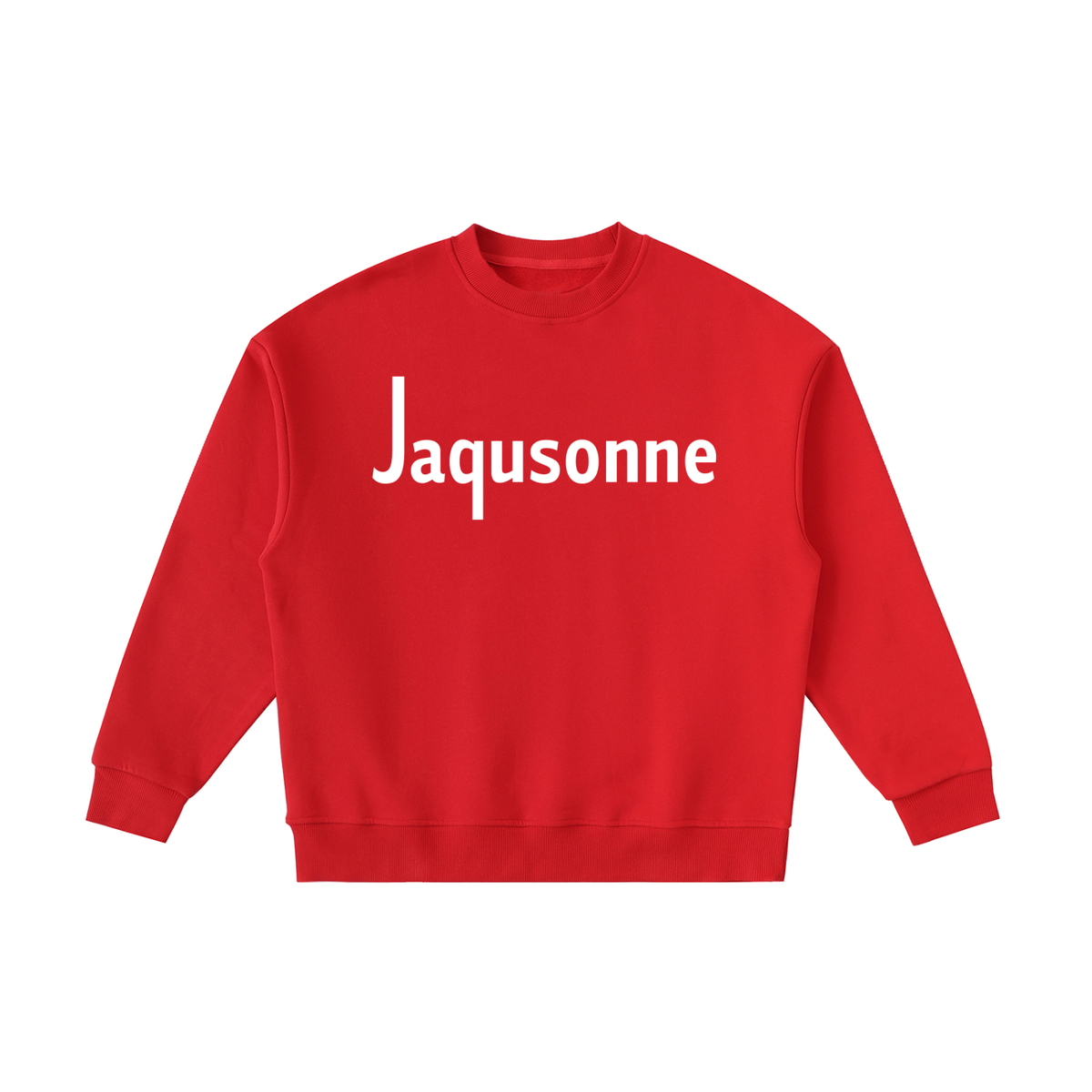 JAQUSONNE LOGO ESSENTIAL FLEECE KIDS CREWNECK SWEATSHIRT