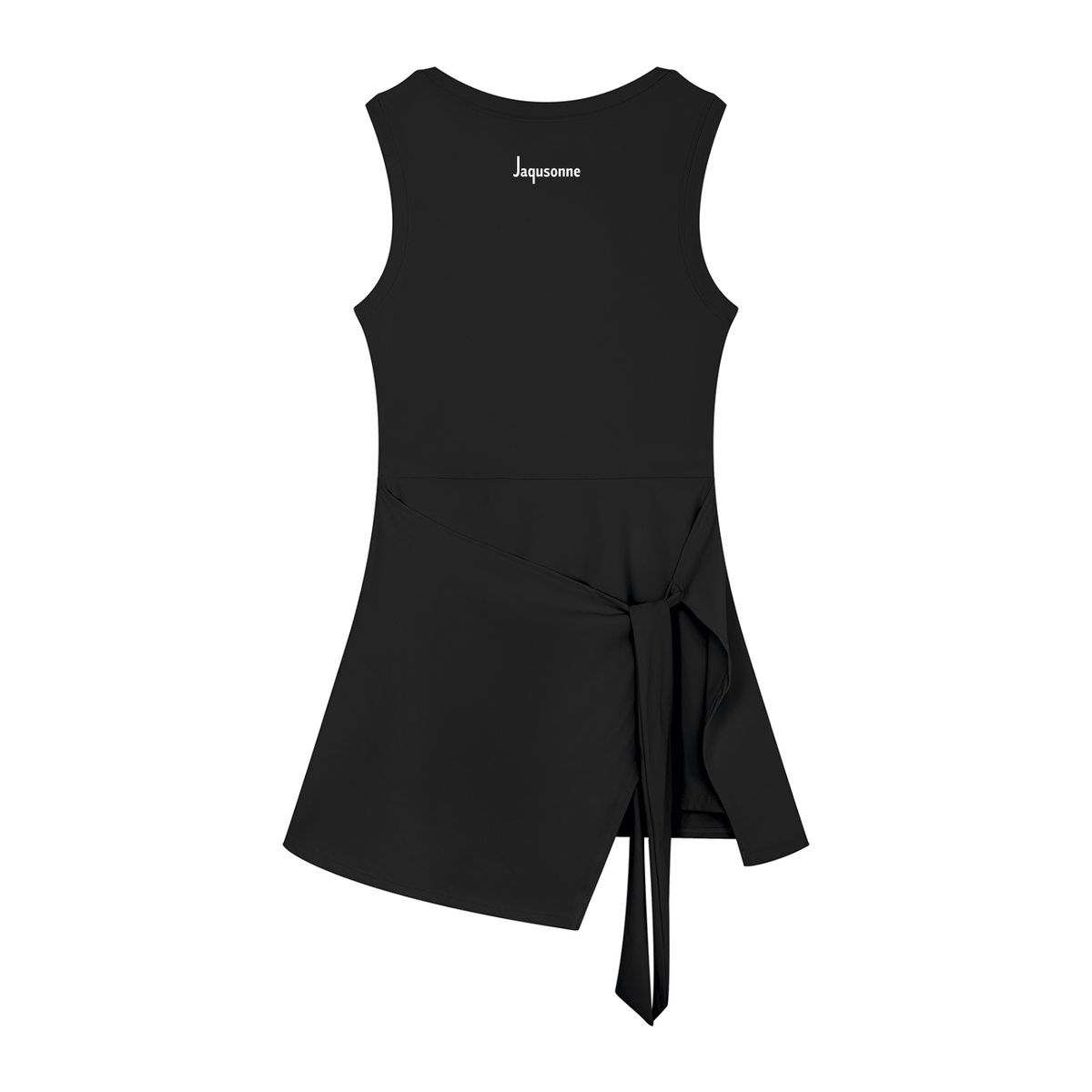 JAQUSONNE LOGO A-LINE SLEEVELESS DRESS