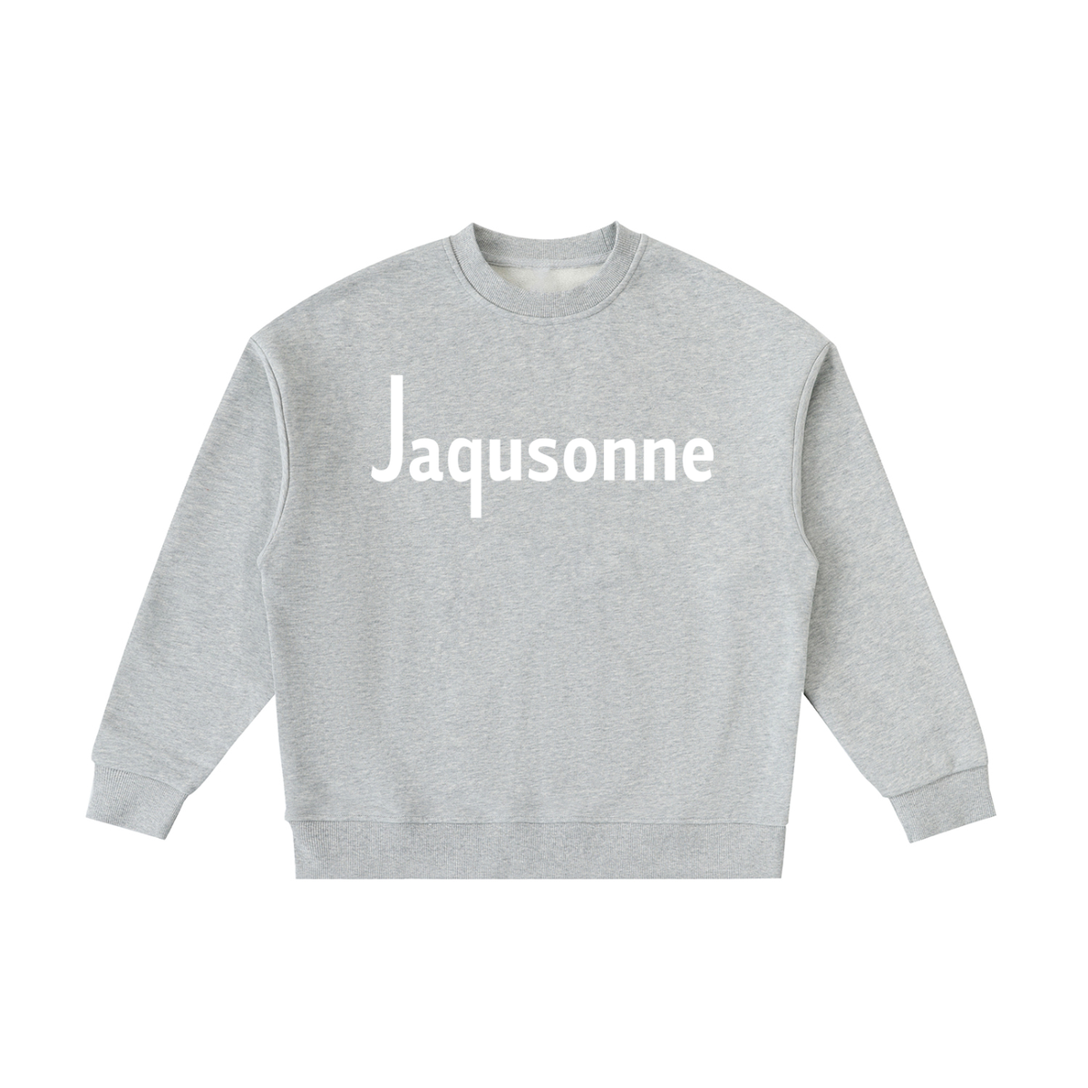 JAQUSONNE LOGO ESSENTIAL FLEECE KIDS CREWNECK SWEATSHIRT