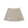 VARSITY LOGO HIGH-WAIST POCKET A-LINE SKIRT