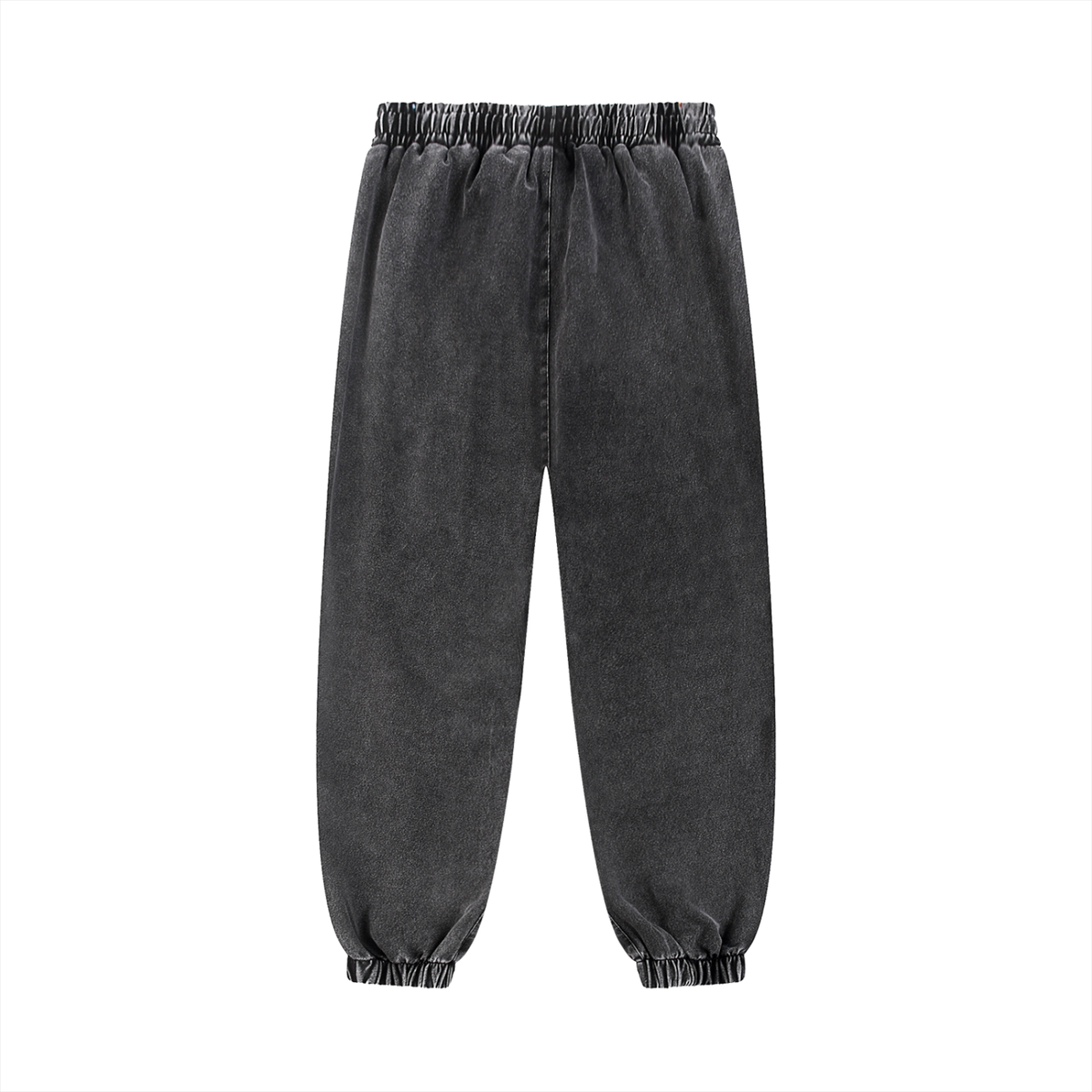 JAQUSONNE LOGO SNOW WASH JOGGED SWEATPANTS