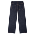 JAQUSONNE LOGO HEAVYWEIGHT STRAIGHT LEG DENIM JEANS