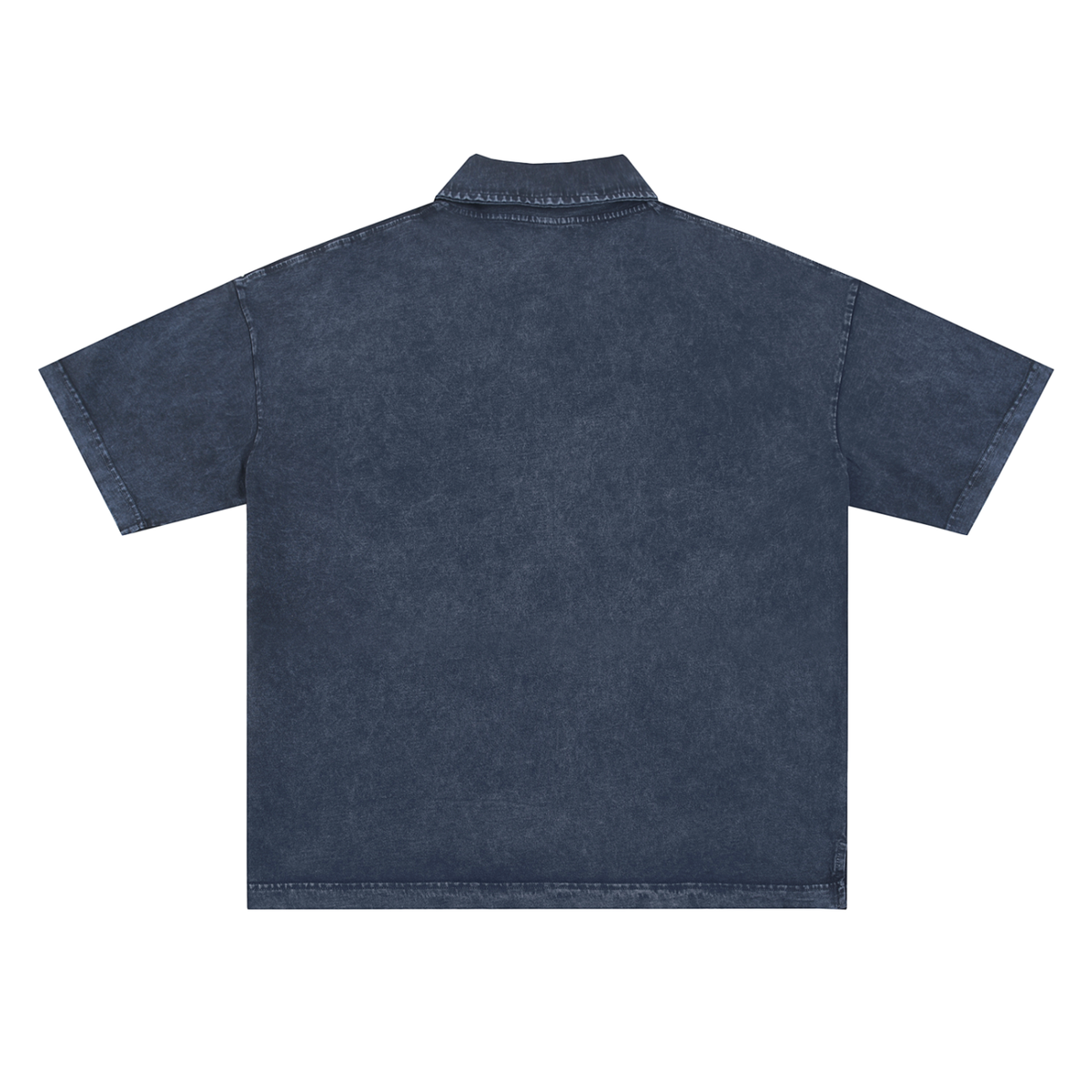 JAQUSONNE LOGO HEAVYWEIGHT SNOW-WASHED POLO