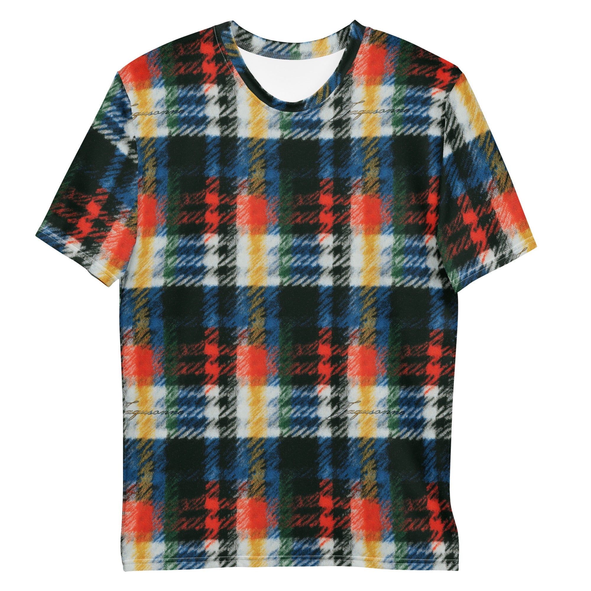 PLAID PATTERN T-SHIRT