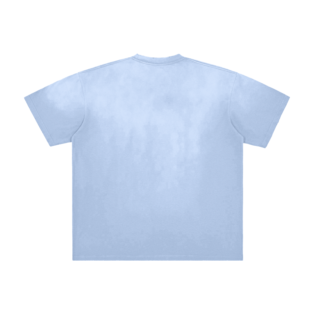 JAQUSONNE LOGO VINTAGE WASHED FRAYED T-SHIRT