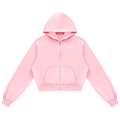 JAQUSONNE LOGO MINERAL WASH FULL ZIP HOODIE