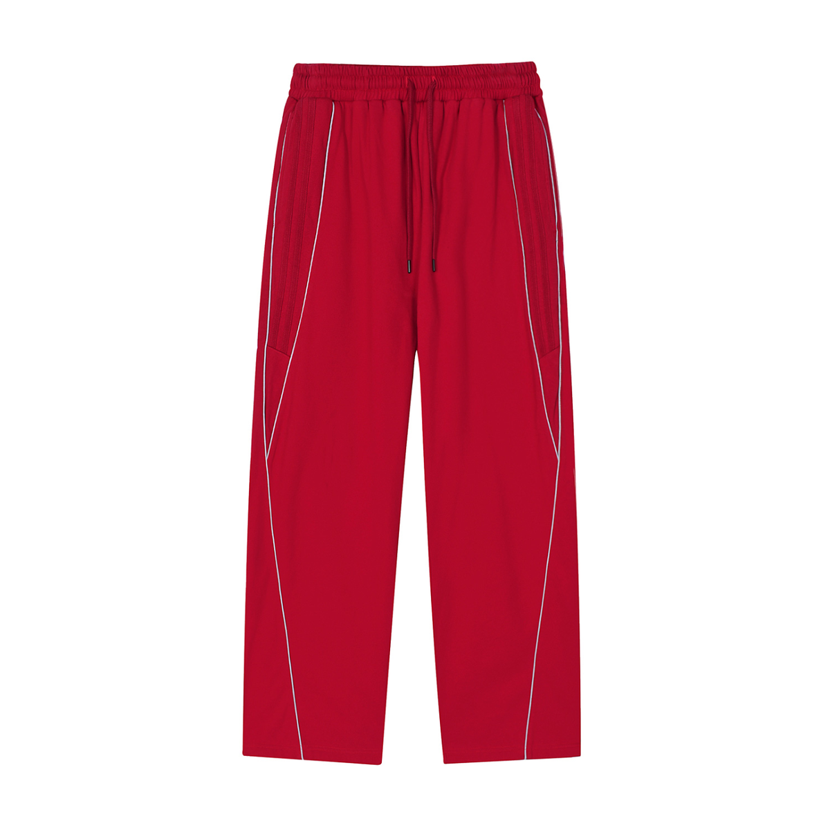 VARSITY LOGO REFLECTION STRIPED STRAIGHT-LEG SWEATPANTS