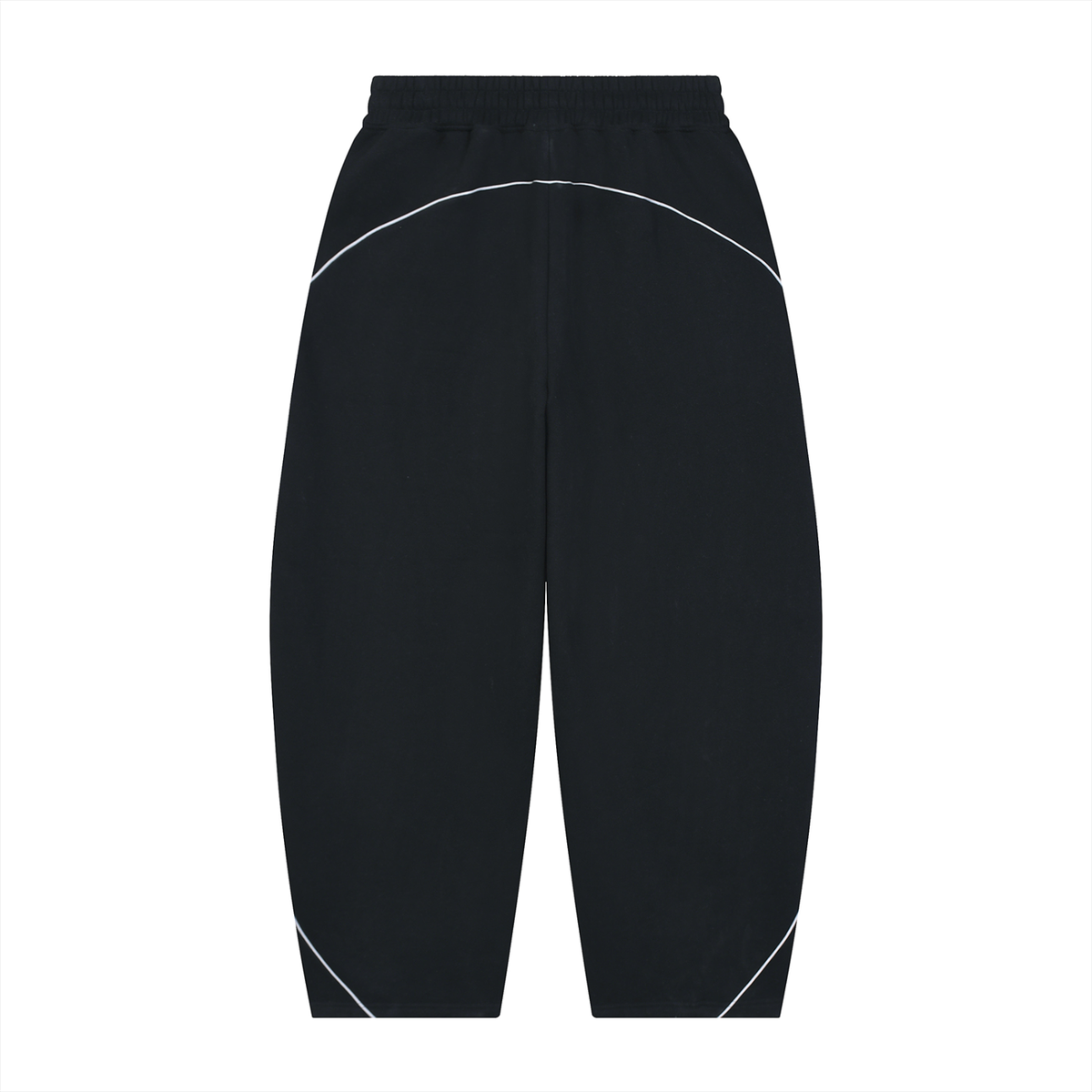 JAQUSONNE VARSITY LOGO OVERSIZED PIPING SWEATPANTS