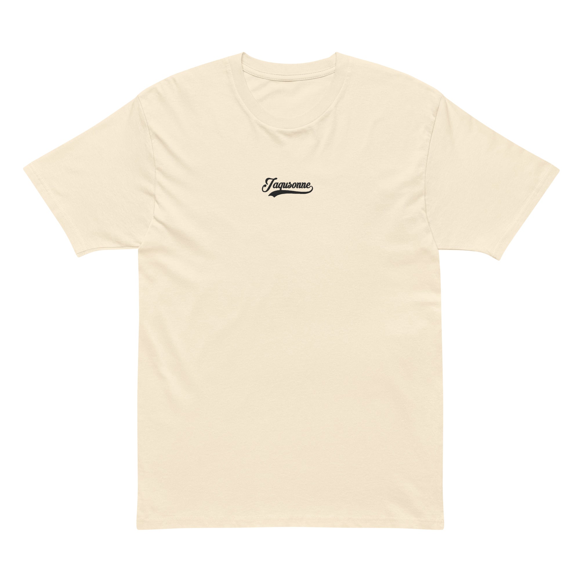 JAQUSONNE VARSITY LOGO COTTON HERITAGE T-SHIRT