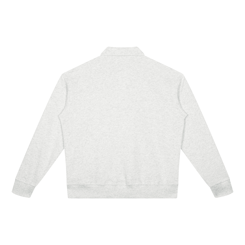 DAFFODIL LOGO BOXY QUARTER-ZIP SWEATSHIRT