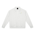 DAFFODIL LOGO BOXY QUARTER-ZIP SWEATSHIRT
