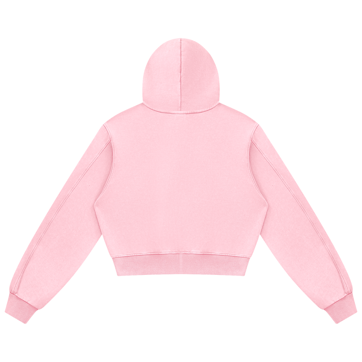 JAQUSONNE LOGO MINERAL WASH FULL ZIP HOODIE