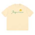 DAFFODIL LOGO LOOSE DROP SHOULDER T-SHIRT