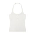 RIBBED HENLEY TANK TOP