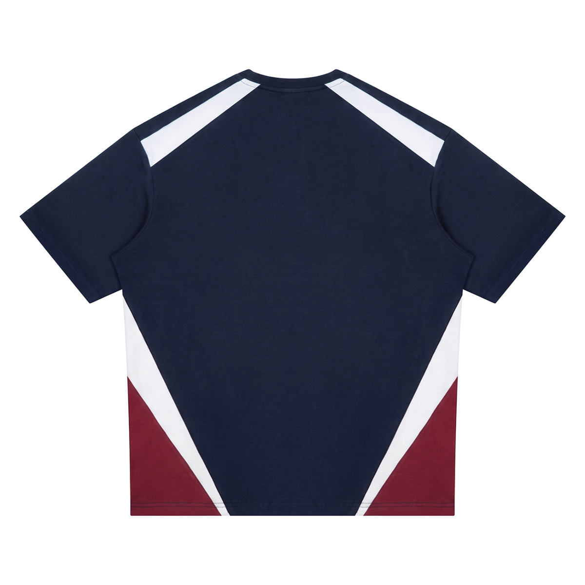 JAQUSONNE VARSITY LOGO COLOR BLOCK T-SHIRT