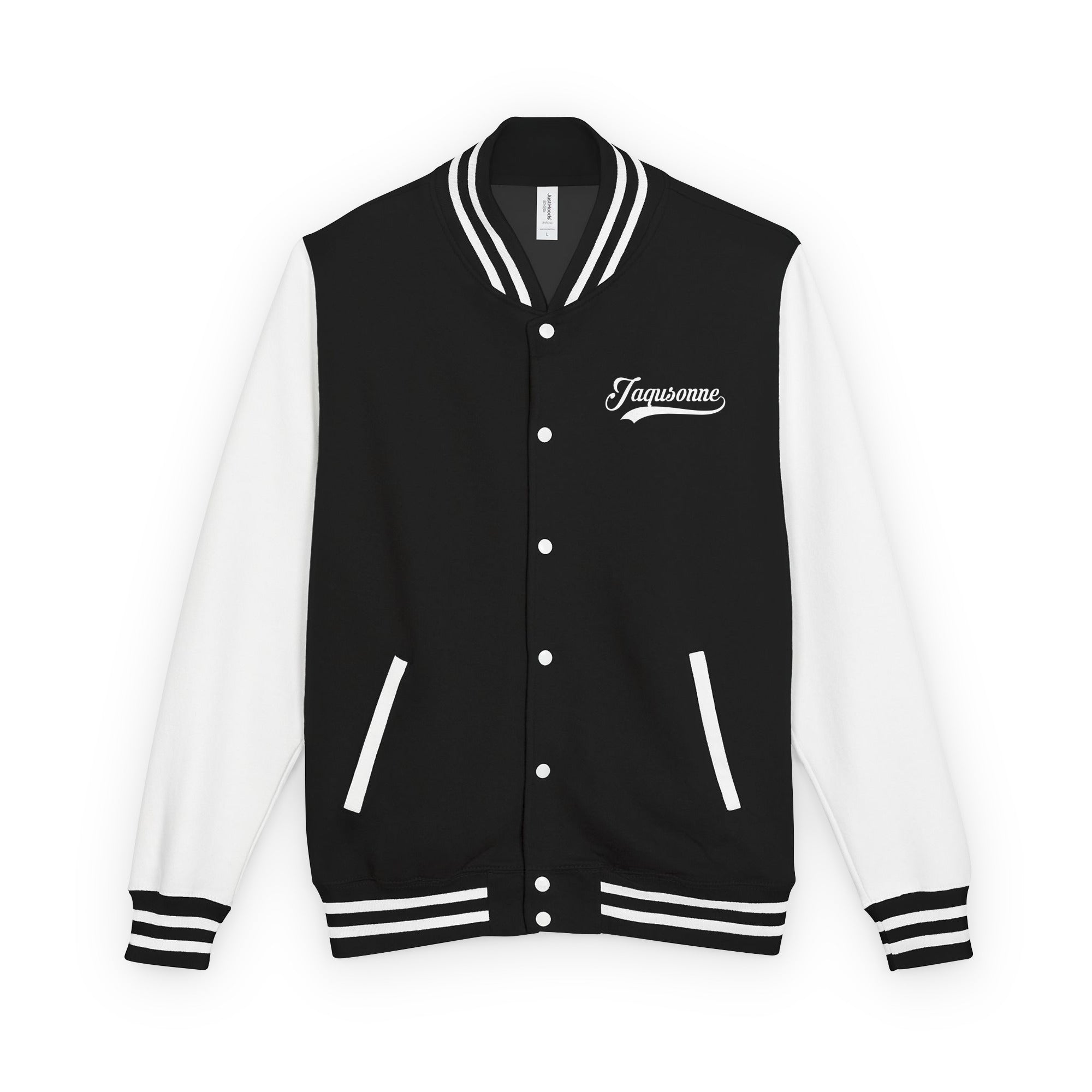 JAQUSONNE VARSITY LOGO HEAVY WEIGHT LETTERMAN JACKET