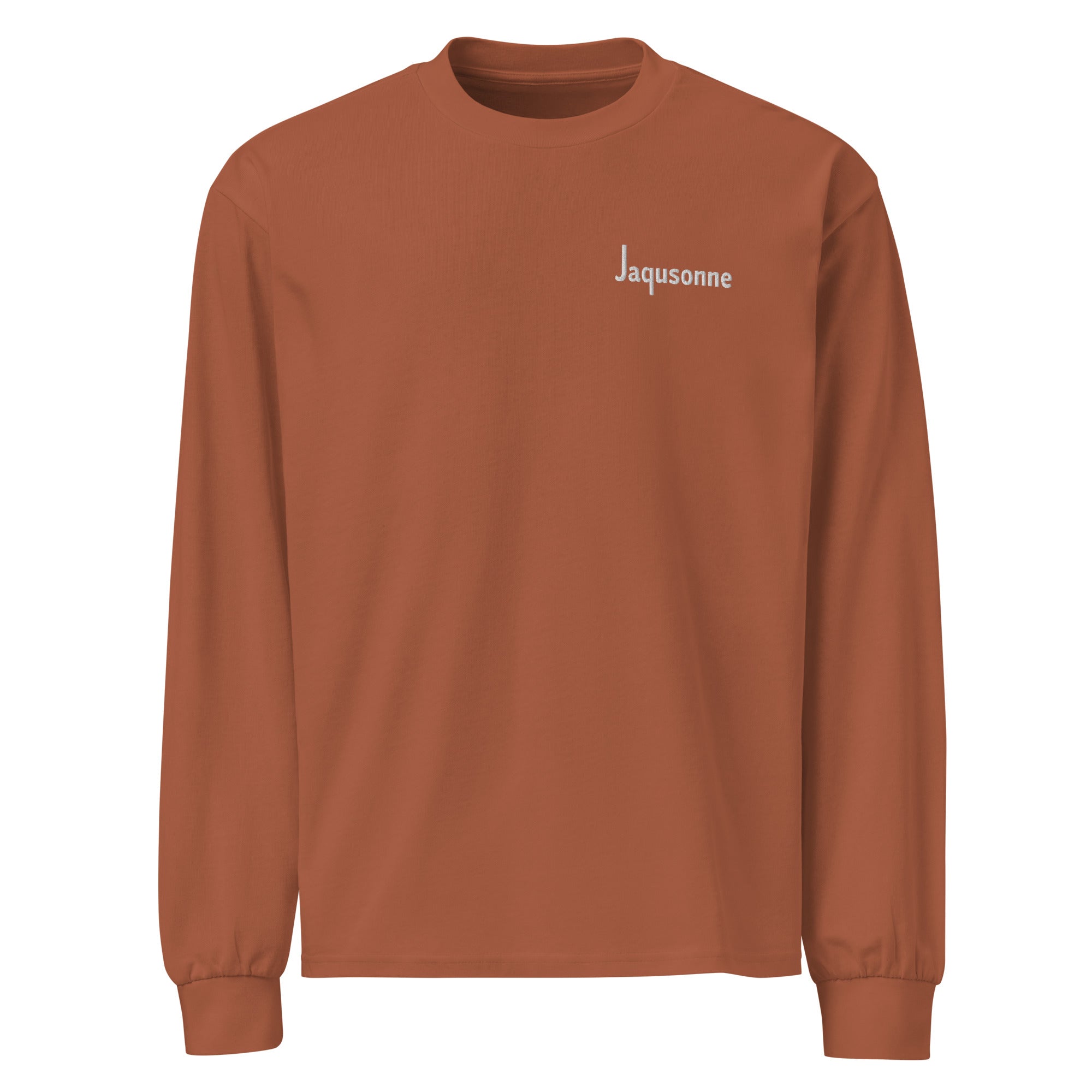 JAQUSONNE LOGO HEAVYWEIGHT LONG SLEEVE SHIRT